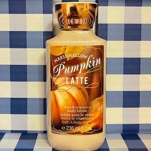 Bath & Body Works Marshmallow Pumpkin Latte Lotion NWT From Fall 2015 collection